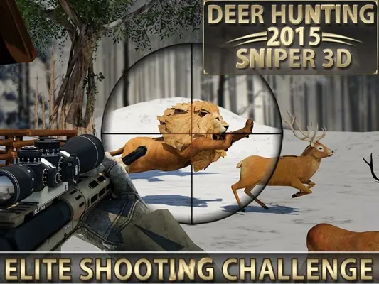 Deer Hunting – 2015 Sniper 3D android App screenshot 1